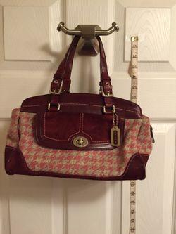 Coach Houndstooth Purse for Sale in Oak Park IL OfferUp