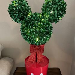 Disney Mickey Mouse LED Topiary Tree Christmas Decoration