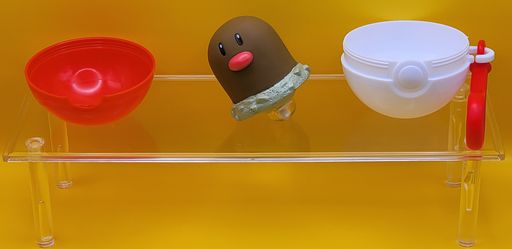 Vintage Pokémon Diglett Spinning Top Toy 1999 Burger King Kids Meal Collectible Pokémon With Pokeball Keychain