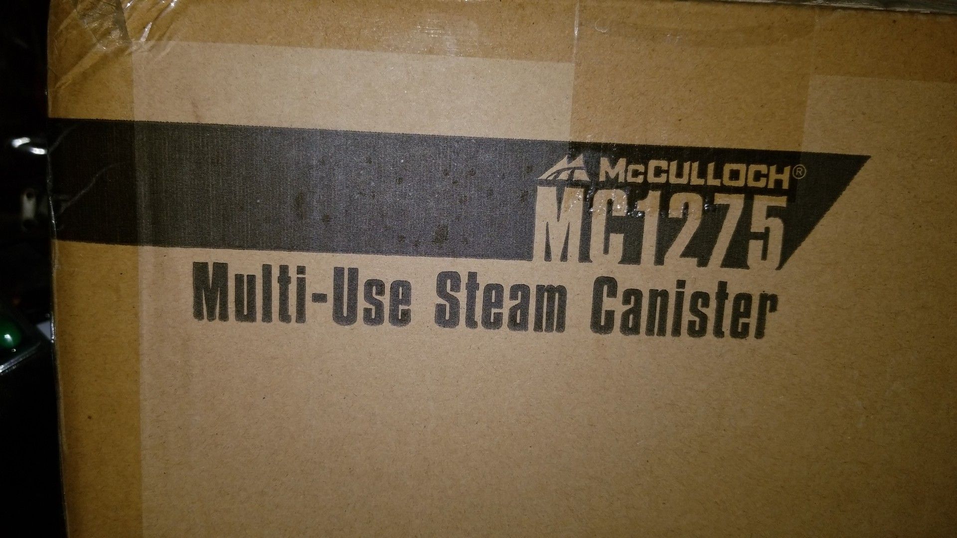 McCulloch mc 1275 heavy duty steam cleaner