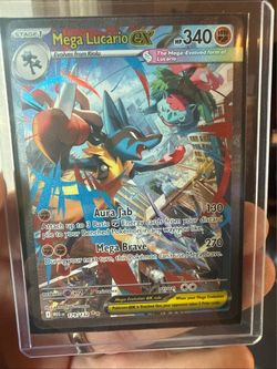 2025 POKEMON EN-MEGA EVOLUTION 179 MEGA LUCARIO EX SPECIAL ILLUSTRATION RARE SIR