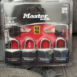 MasterLock 4-pack