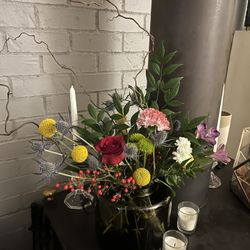 KONSTFULL Vase Green-Brown