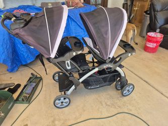 Sit N Stand 2 seat stroller