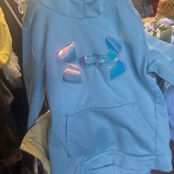 Underarmour Hoodie  Pullover Size Youth Medium Gently Work $4 