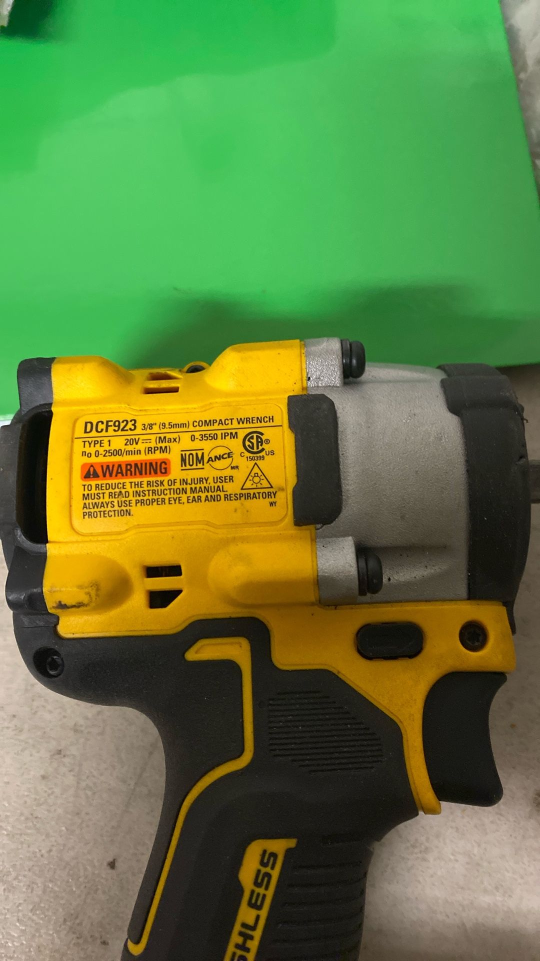 Dewalt 3/8 20v Brushless Impact 