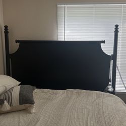 Magnolia Home Queen Bed frame and Box Spring (Mattress not included) 