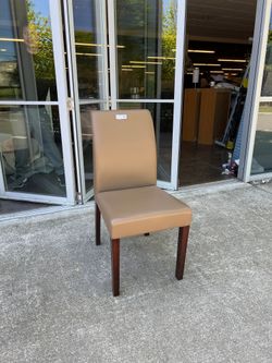Coffee Brown Leather Chair