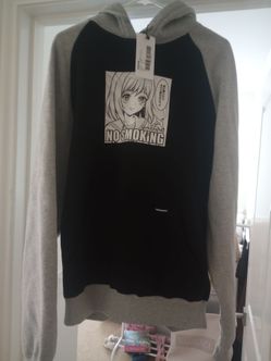 WKNDRS No Smoking Anime Graphic Hoodie
