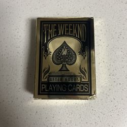The Weeknd After Hours Playing Cards