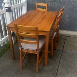 Free - Ikea table and chairs.