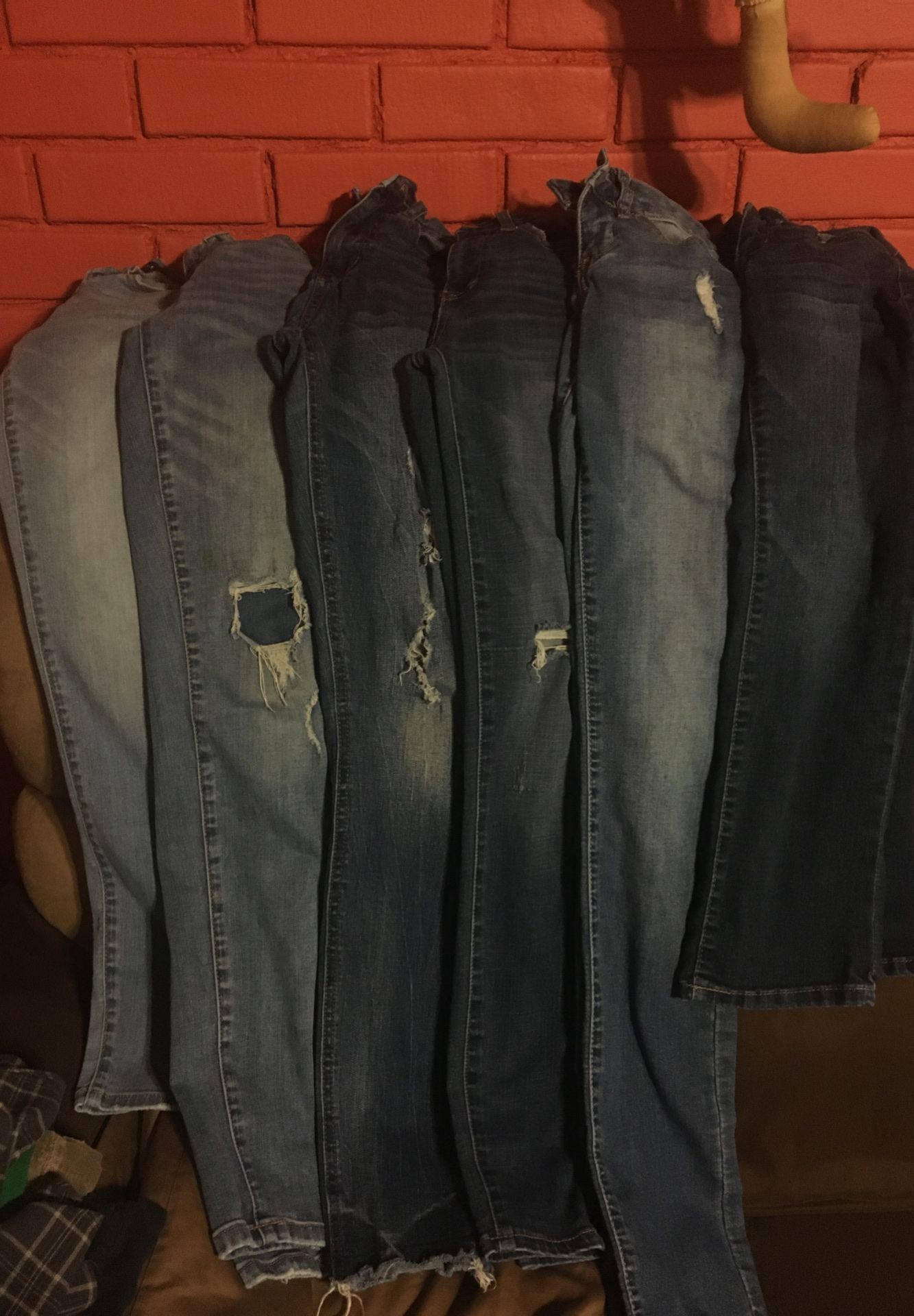 Girls name brand jeans