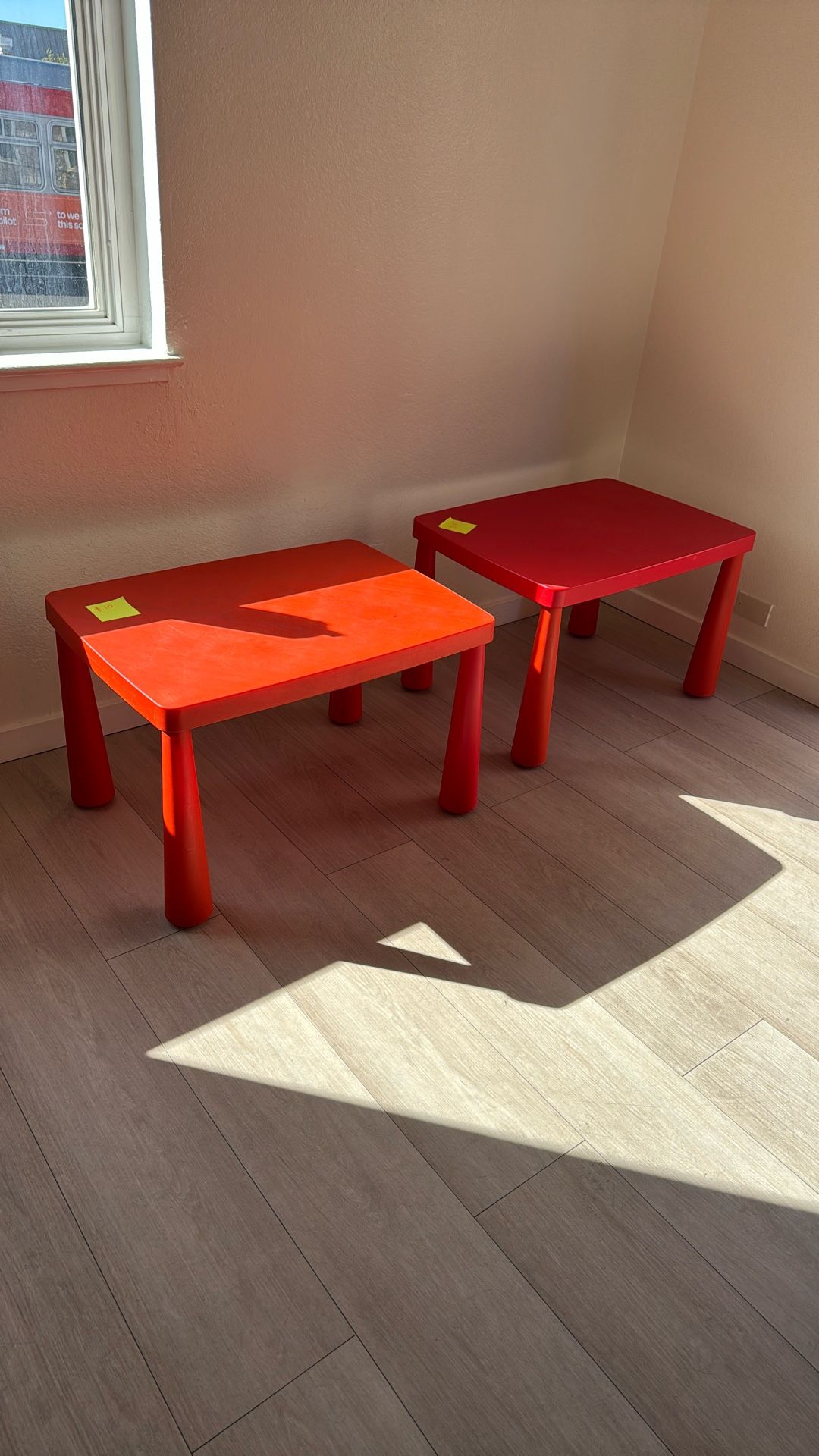 Kids Red IKEA Tables