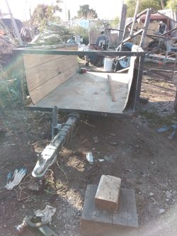 4x8 utility trailer. Tilt/dump trailer