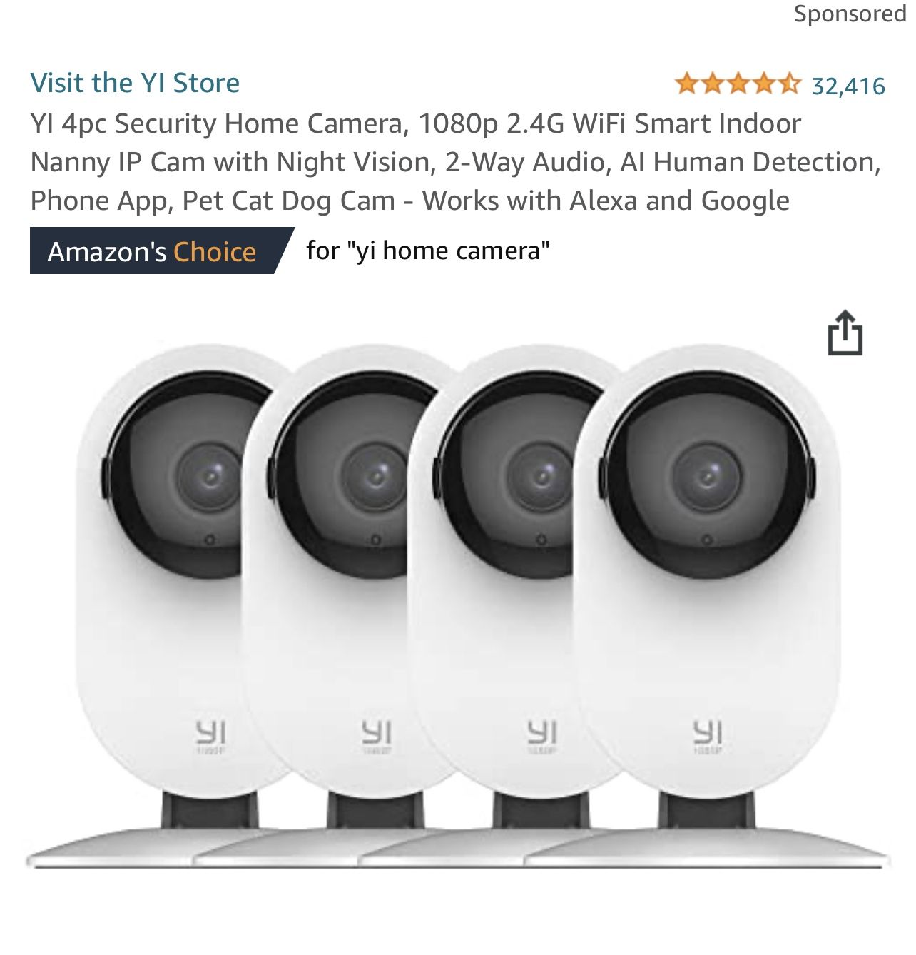 YI Home Security Camera 