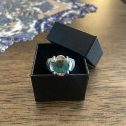 Real/natural stone-sterling silver 925! turquoise stone from Neyshabur, Iran 