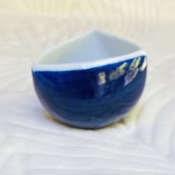 Triangular Small Porcelain Bowl