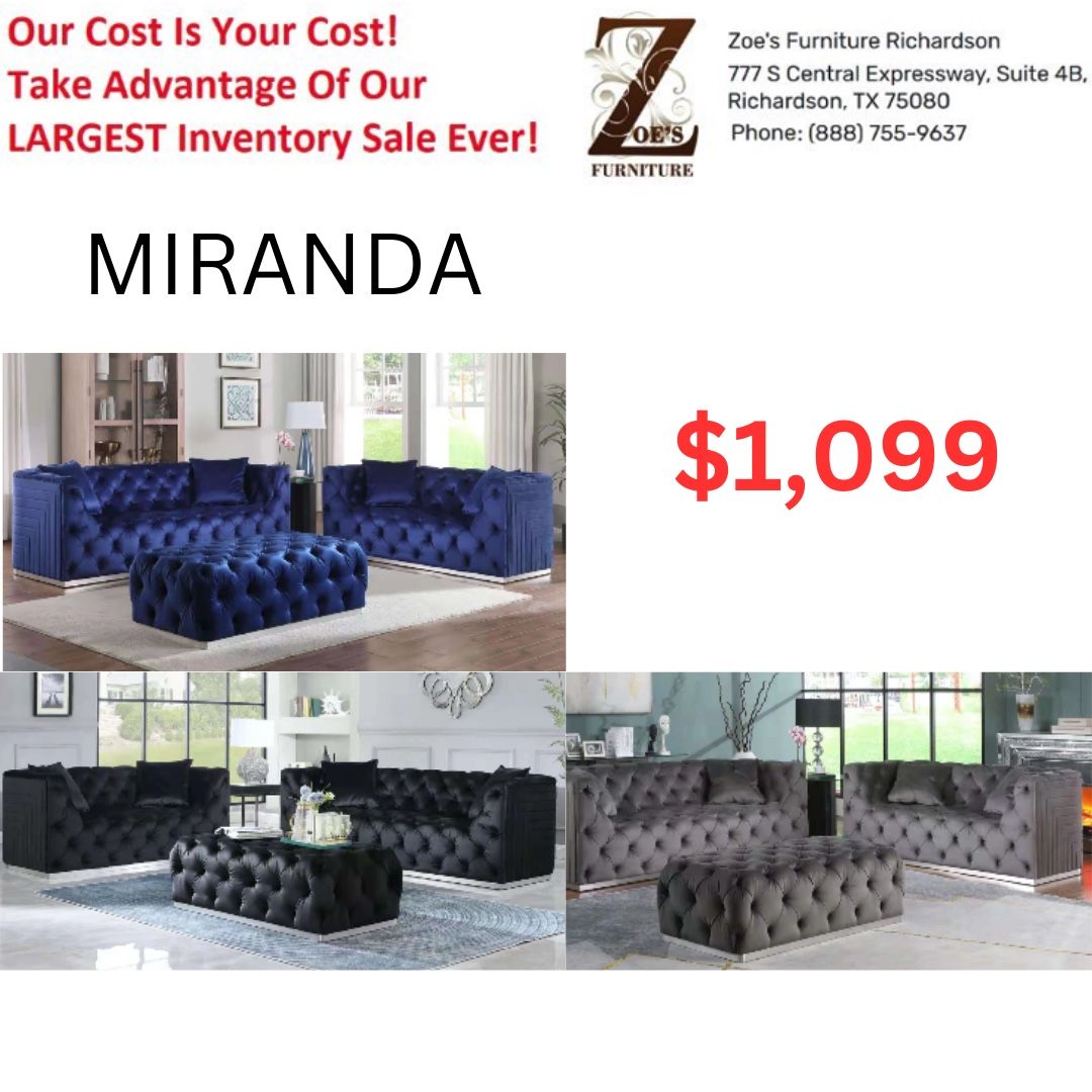 2 Piece Living Room Set