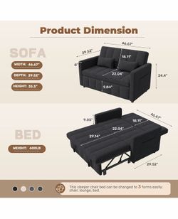 Dresser and couch