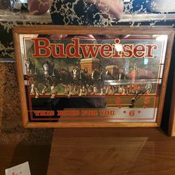 Antique Budwiser Clock
