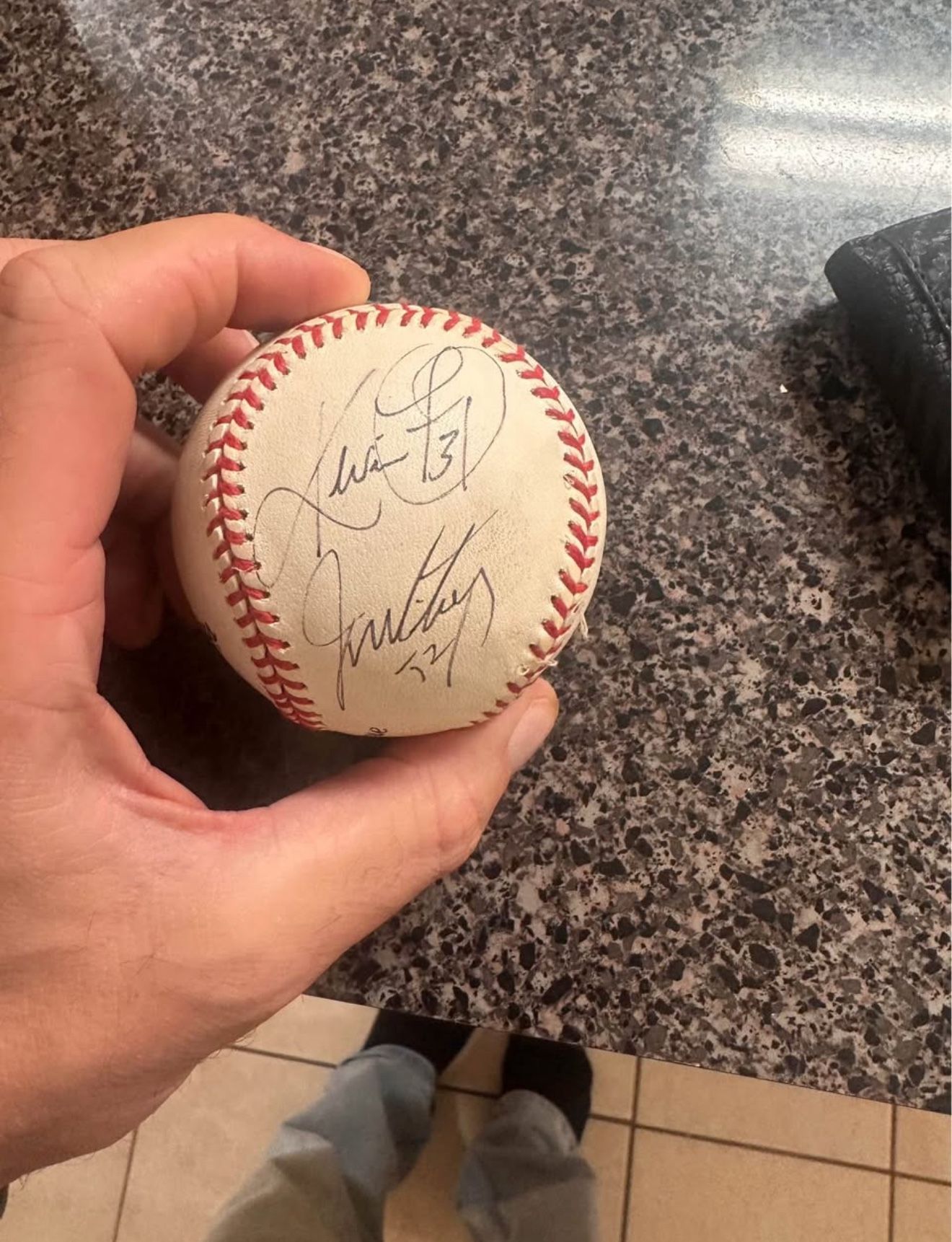 Travis Fryman And Jesse Levi’s Autographed Baseballs