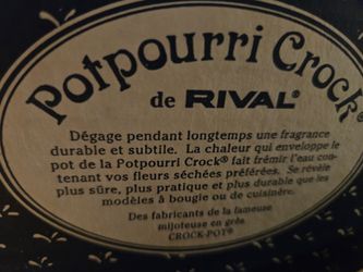 Rival Potpourri Crock