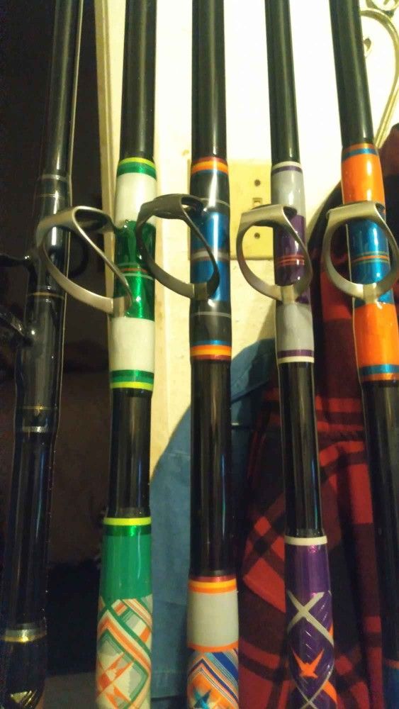 8 Ft. Casting Rods  ready For Christmas ⛄