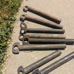 Forklift Pins/ Heavy Duty Steel 