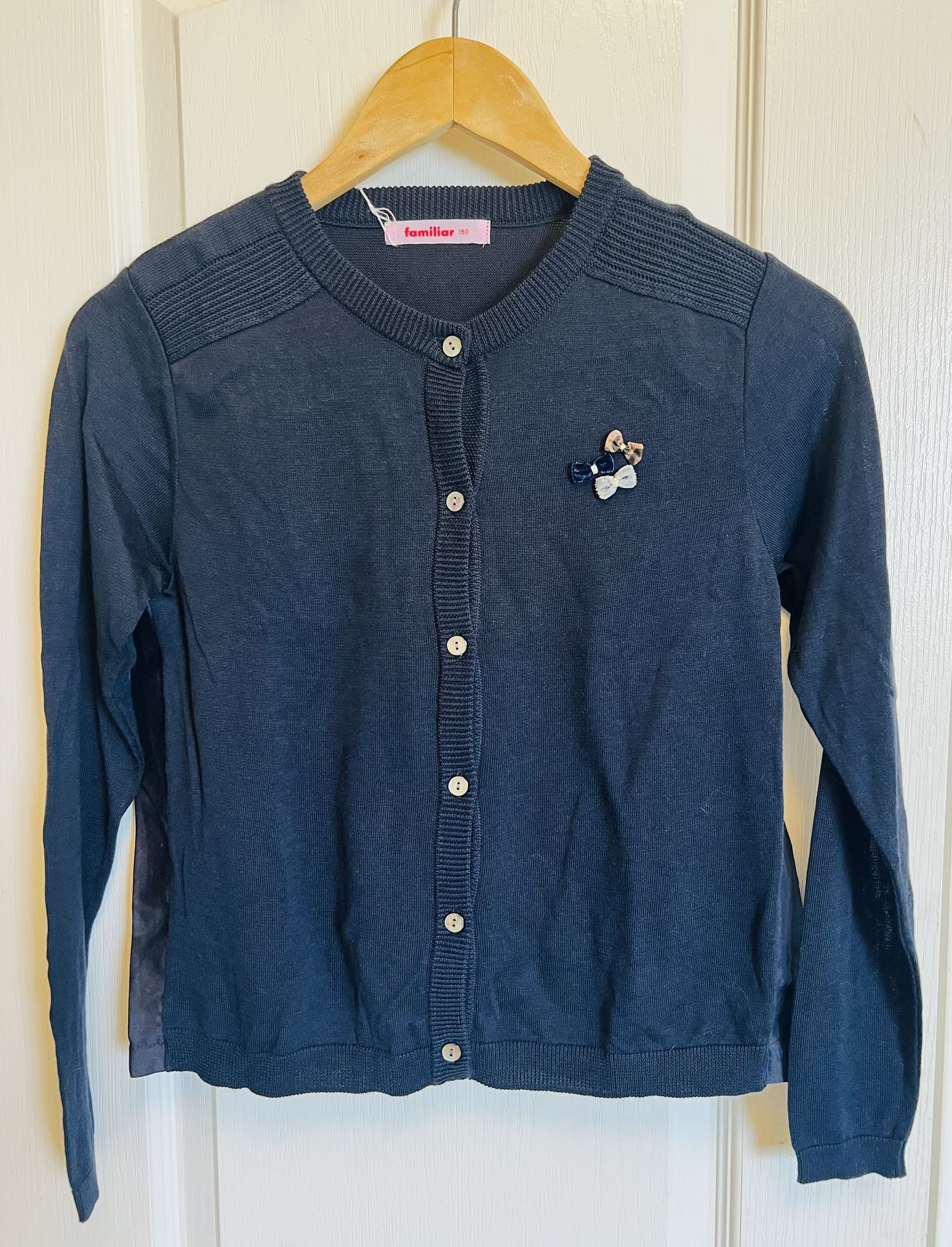 Kids Cardigan (by Familiar- high brand from Japan) Age 10-12