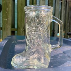 Vintage Cowboy Boot Beer Mug 12oz