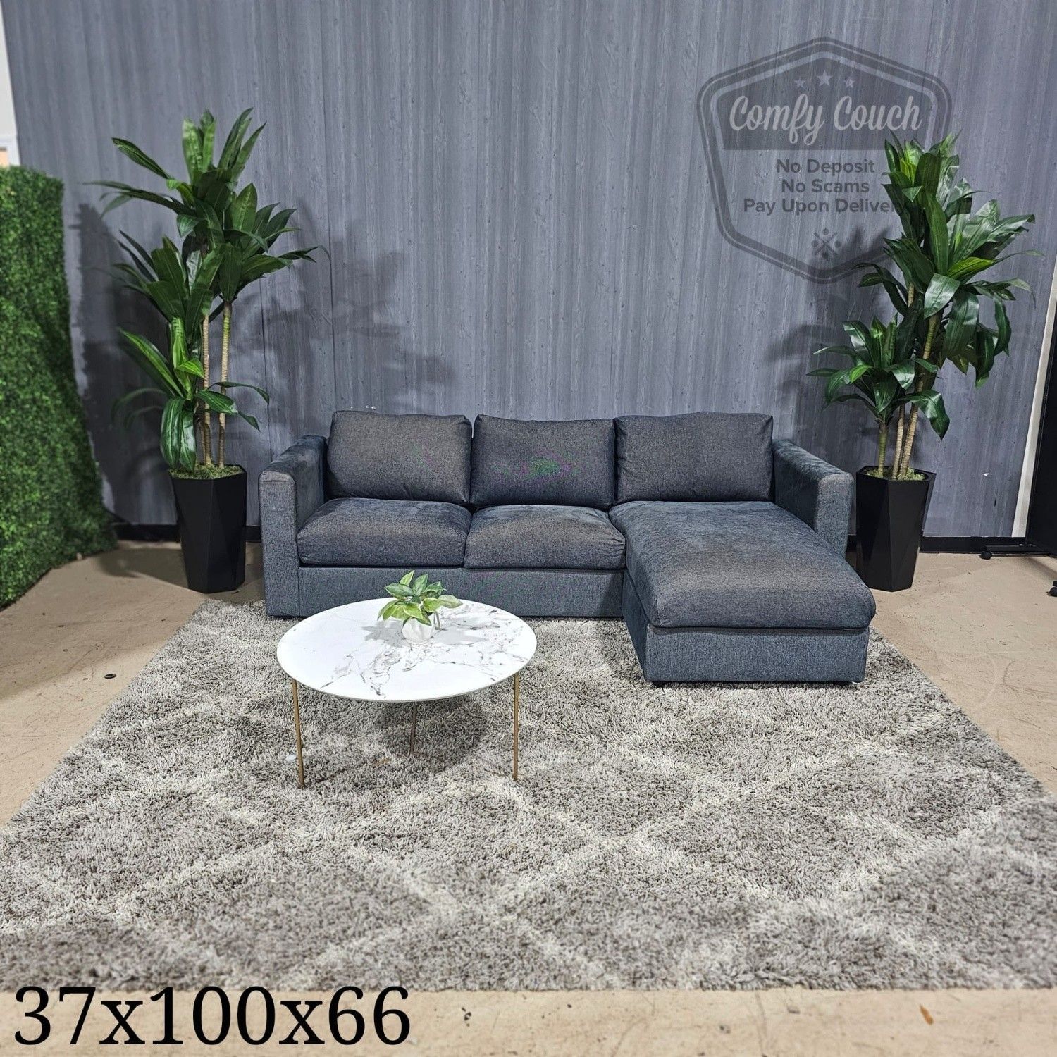 🛋️ Small Jean-like Sectional w/ Storage (Delivery Available!! )