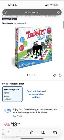 Twister Splash Game