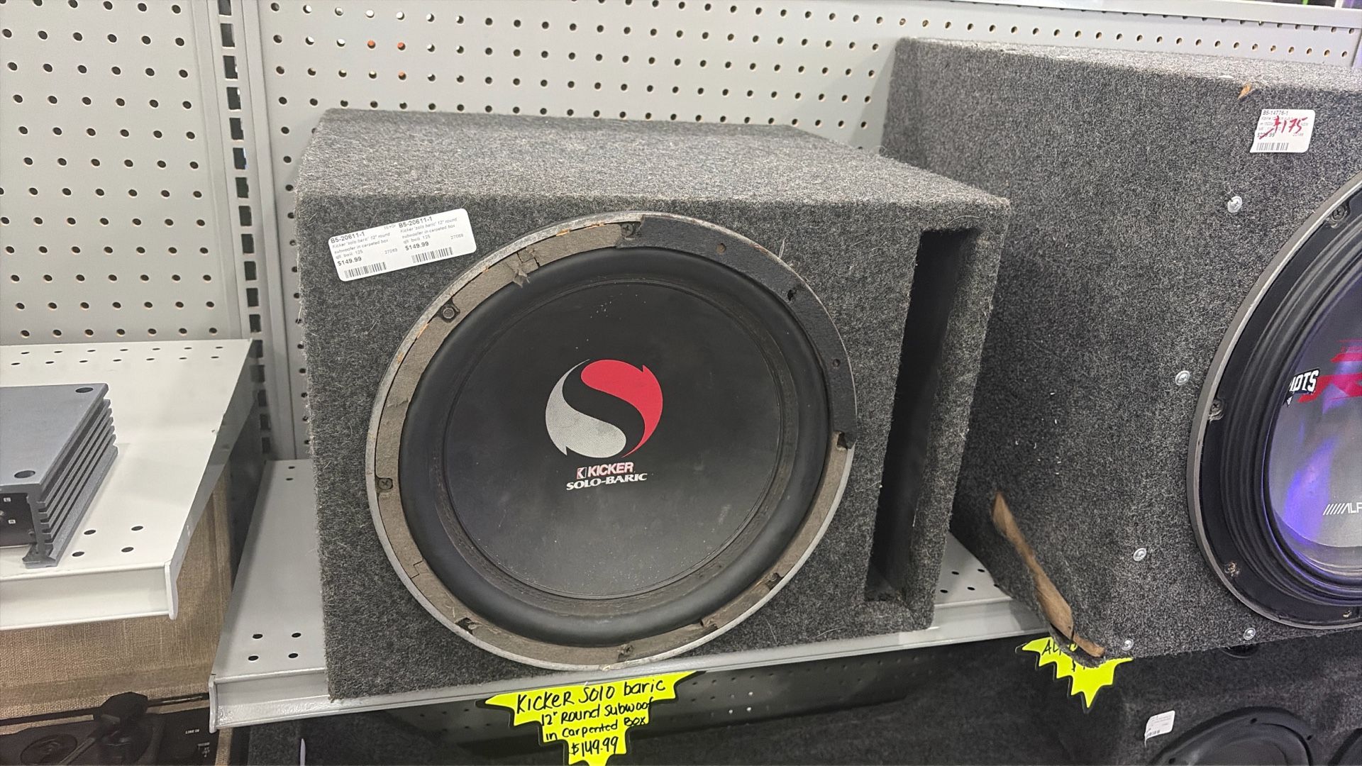 Kicker Solo Barik 12 Inch Round Subwoofer