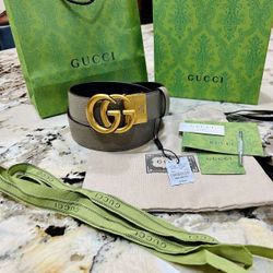 Brand New  Gucci Belt Reversible With Box