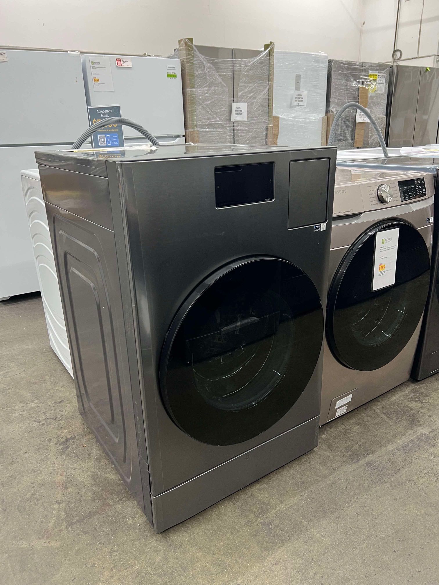 SAMSUNG Bespoke 5.3 cu. ft. Ultra Capacity All-In-One Washer Dryer Combo