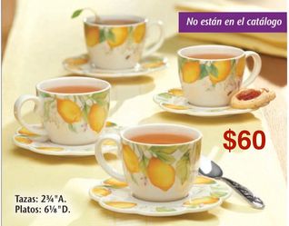 Princess House Limoncello Tea Set
