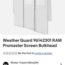 Weather GUARD  FOR RAM PROMASTER 
