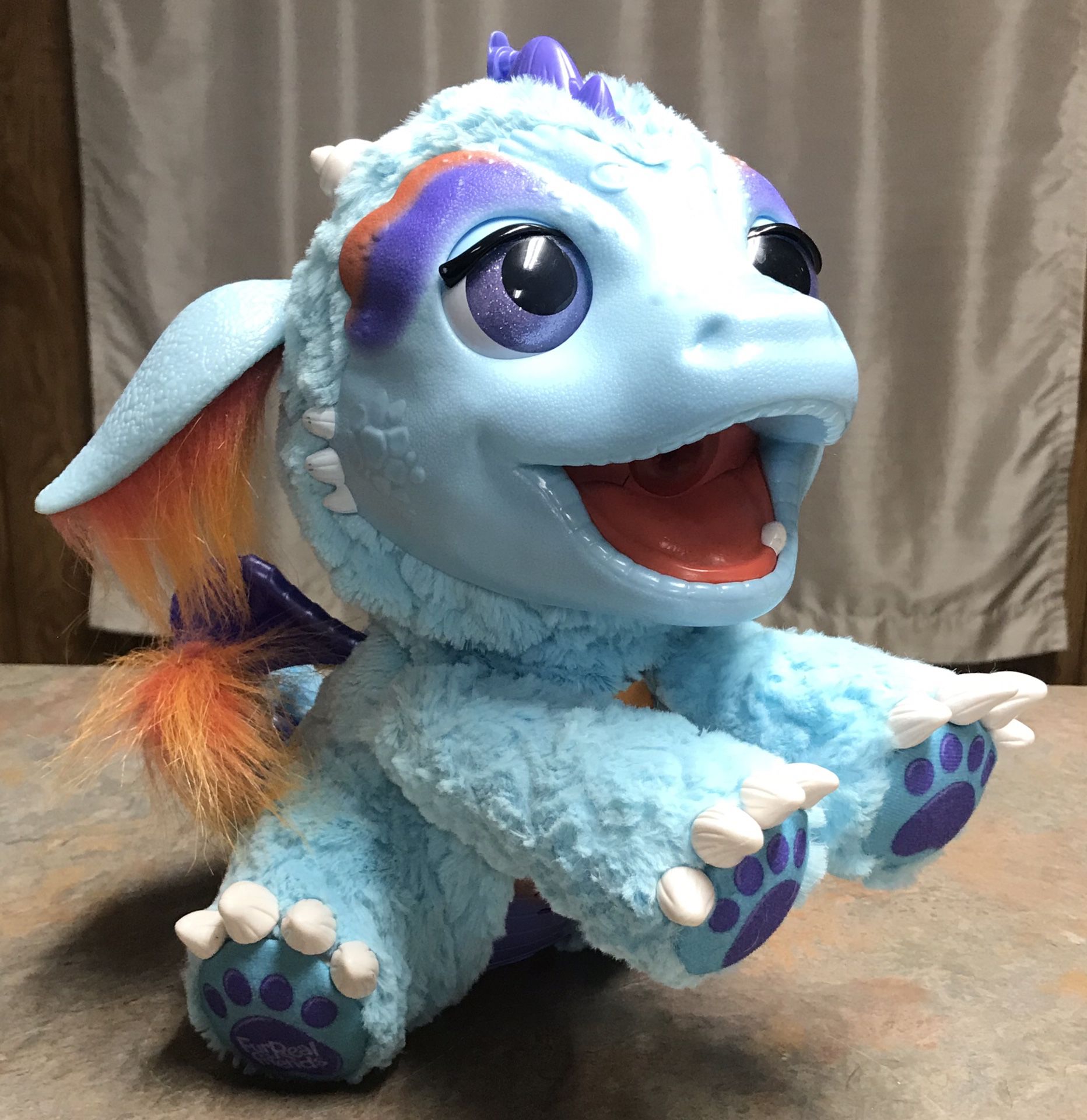 FurReal Friends Blue Interactive Toy Pet Dragon