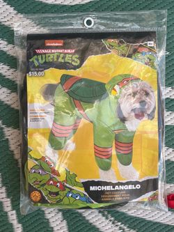 TMNT Michelangelo Dog Costume Medium
