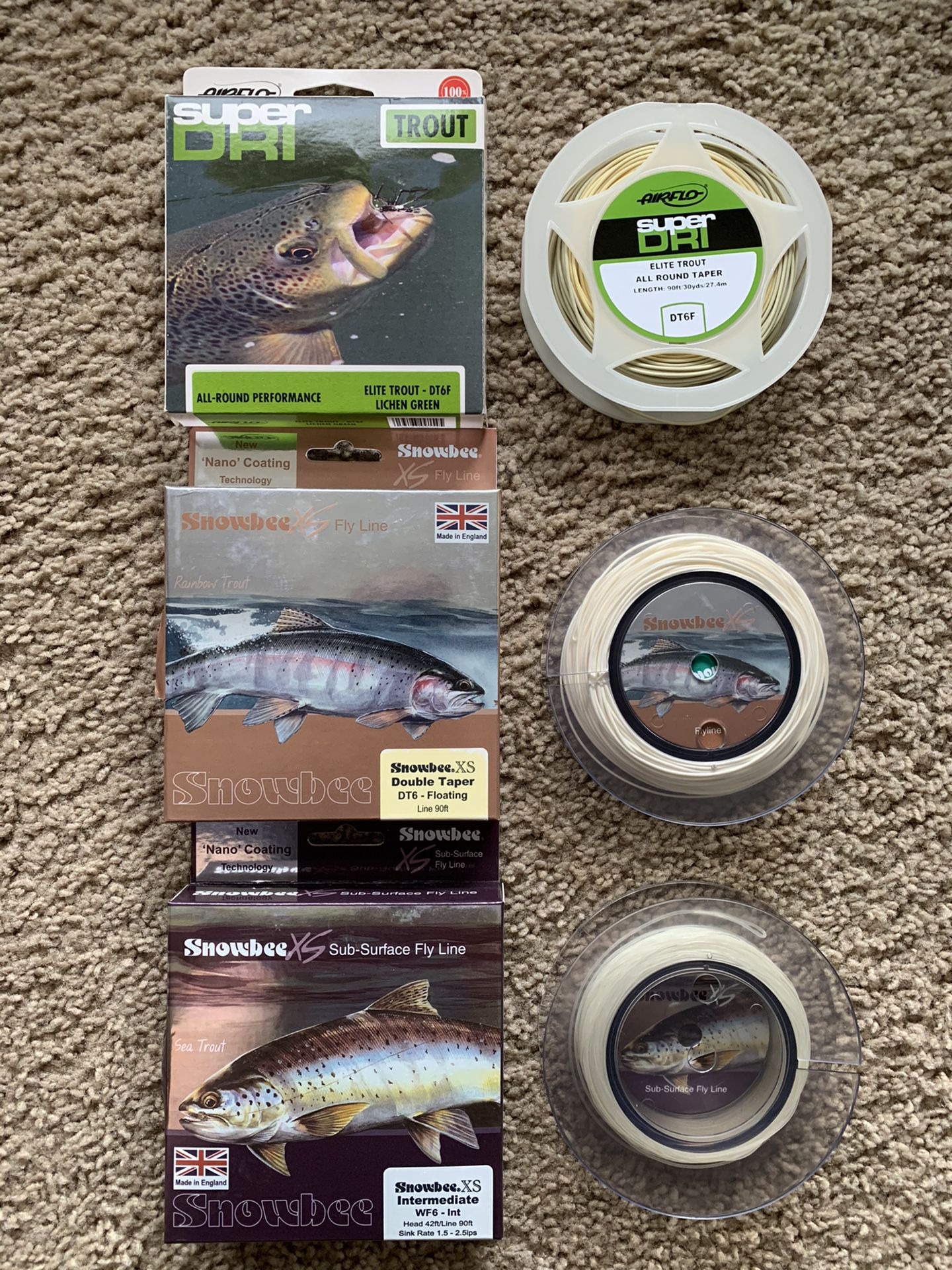 Fly fishing lines