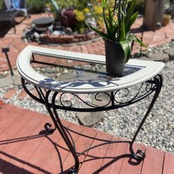 Semi Circle End table 