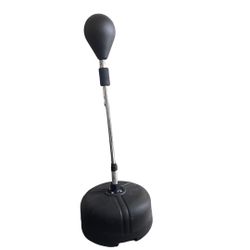 OKVAC Freestanding Punching Bag Adjustable Height for Adults & Kids - Black