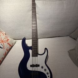 Greg Bennet Fairlane Bass Guitar Blue 