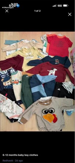 Baby Boy Clothes Bundle 6-12 Months