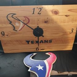 Houston Texans Wall Clock 