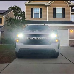 H1 LED Headlight Bulb, 10000 Lumens Super Bright LED Headlights Conversion Kit 6000K Glacier White