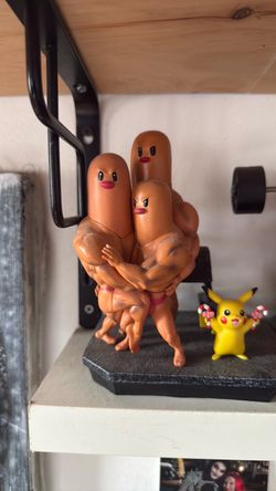 Buff Pokémon figures
