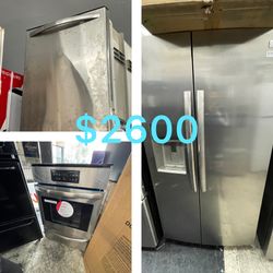 Frigidaire Appliance Bundle All New Stainless Steel 