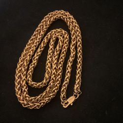 22” Gold Plated Braided Chain…New