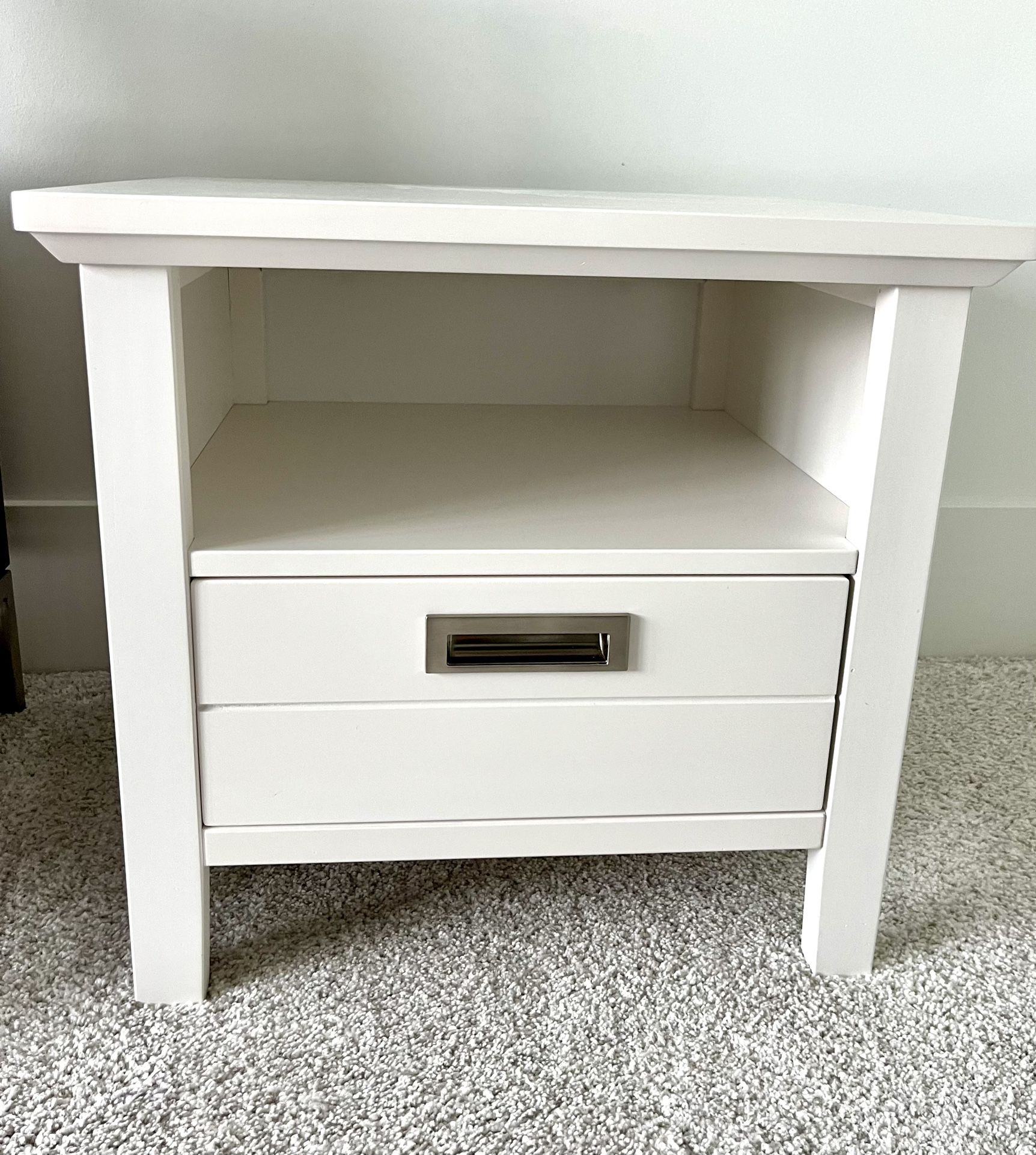 White Pottery Barn Kids Nightstand